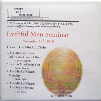 FAITHFUL MEN SEMINAR 2010 4 CD album - Click Image to Close